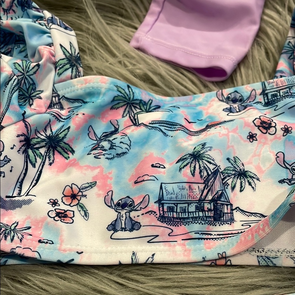 Stitch Swim Set with Rash Guard - Picture 2 of 7